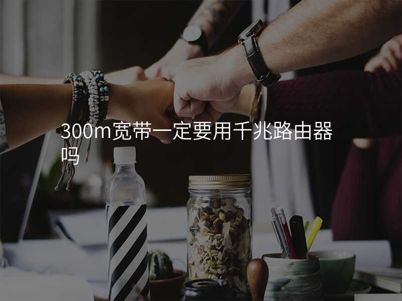 来自文章300m宽带有必要用千兆路由器吗的图片配图介绍